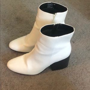 White Steve Madden boots